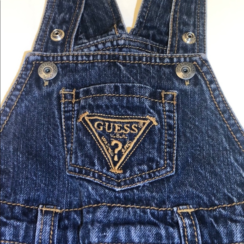 GUESS baby jean overalls - Picture 1 of 5